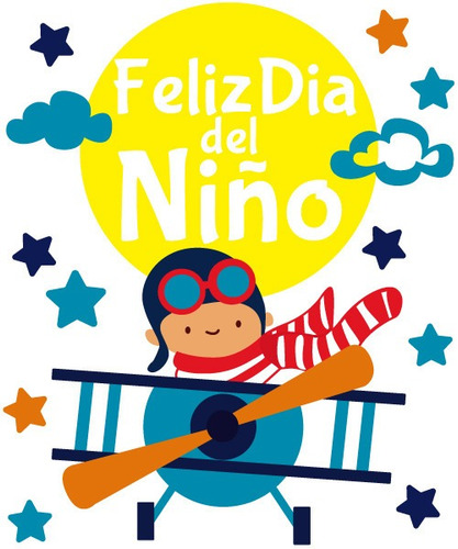 Vidrieras Del Día Del Niño Feliz Dia Del Niño