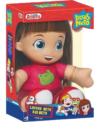 Imagem 2 de 3 de Boneca Gi Neto 15cm Giovana Alparone Luccas Neto Original !