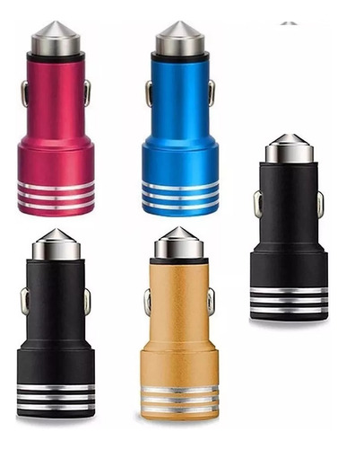 Kit 100 Fonte Carregador Veicular 2 Entrada Usb 2.4 12v-24v