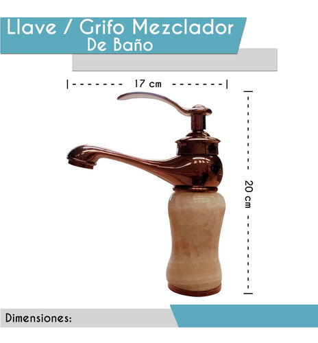 Grifo Llave Monomando De Acero Inoxidable 20 Cm Solana