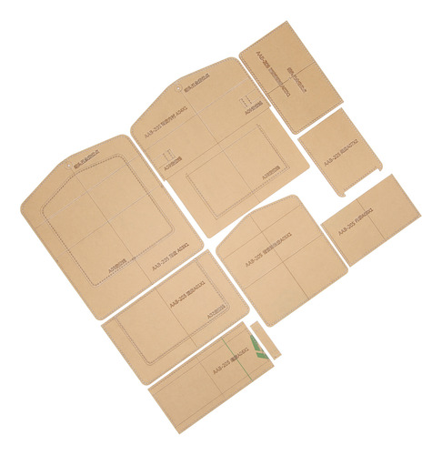 Plantilla Para Hacer Bolsos De Hombro, 9 Piezas, Acrílico De