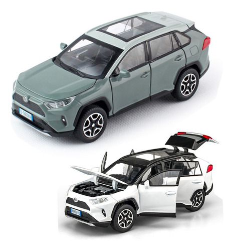 Colección Toyota Rav4 Suv De Metal En Miniatura Con Forma De