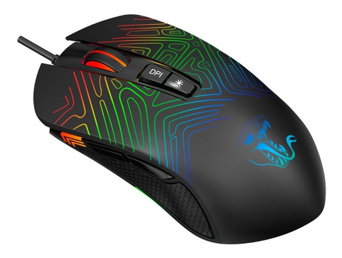 Imagen 3 de 10 de Mouse Gamer Constrictor Rgb 7 Botones 6400 Dpi