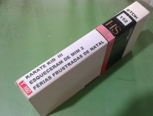 Vhs C/(3) Filmes: Karate Kid 3/ Férias Frust / Esq. De Mim 2 (Usado)