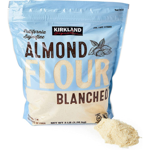 Imagen 1 de 12 de Harina De Almendra Blanqueada Kirkland Signature De 1.361 Kg