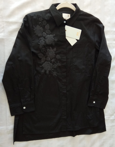 Camisa Carola La Martina Negro - Talle 3. - -