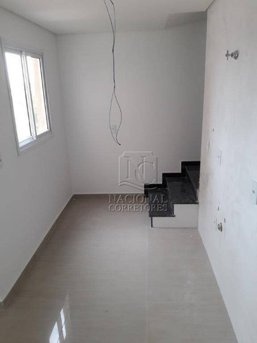 Cobertura Com 2 Dormitórios À Venda, 96 M² Por R$ 350.000,00 - Vila Camilópolis - Santo André/sp - Co4220