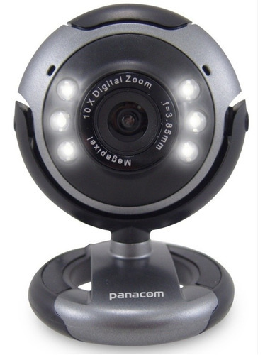 Webcam Panacom Videollamada Conferencias Calidad Premium Color Negro