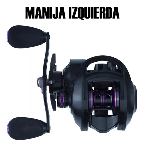 Reel Amberjack Px200 Huevito Rotativo Baitcast 18r 8kg Freno 7.2:1 Manija Izquierda