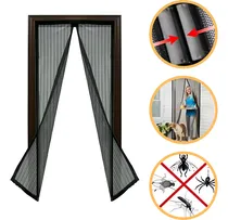 Comprar Tela Cortina Mosquiteira Magnetica Para Porta Anti Inseto