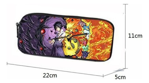 C 3 Mochilas Naruto Con Fiambrera Uzumaki Sasuke For Niño