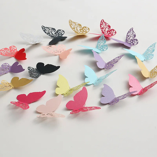 Adhesivos De Pared Con Una Mariposa De Encaje Para Deco