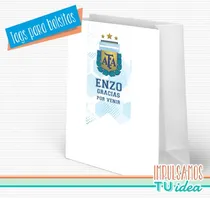 Comprar Selección Argentina, Tag Bolsita Cumple Selección Imprimible