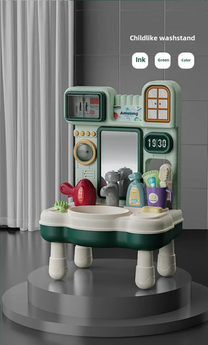 Juguetes De Limpieza De Simulación Para Lavabo, Regalo