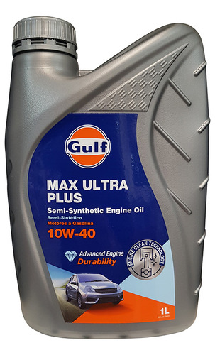 Aceite Gulf Semisintetico Max Ultra Plus 10w-40 1 Litro