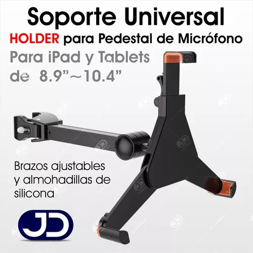 Soporte Holder Tablet iPad Pedestal De Micrófono 8.9 A 10.4