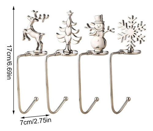 ) Juego De Soportes For Decoración De Calcetines 4 Piezas