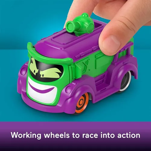 Fisher-price Dc Batwheels 1:55 Escala Coches De Juguete 5-pa
