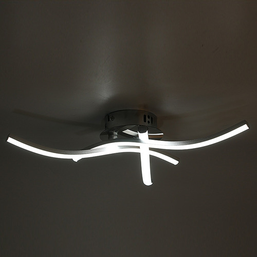 Lámpara De Techo Led Nórdica Moderna Con Diseño De Banda Ond