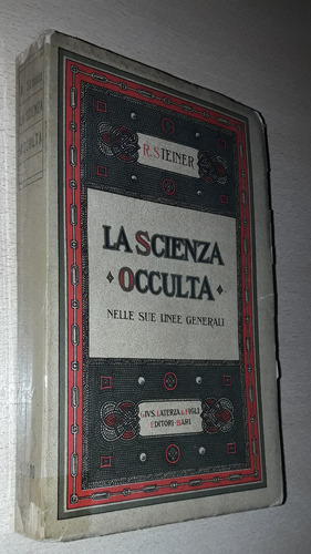 La Scienza Occulta Rudolf Steiner Bari Italiano Año 1924