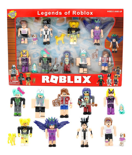 9pieces Figuras De Acción Roblox Suite Dolls Toys Modo Anime