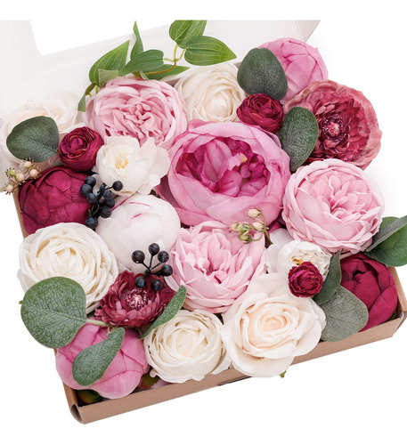 Ling's Moment - Arreglos Florales Franceses Con Rosas Artifi