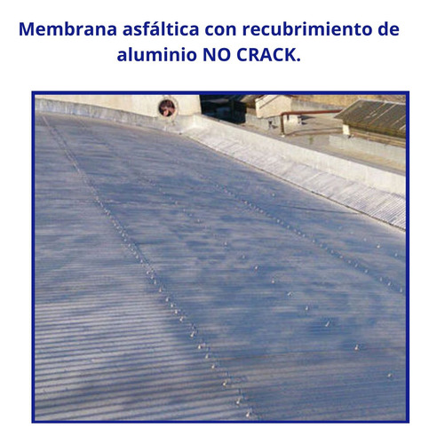 Rollo Membrana Aluminio Asfáltica No Crack X 35 Kg Megaflex