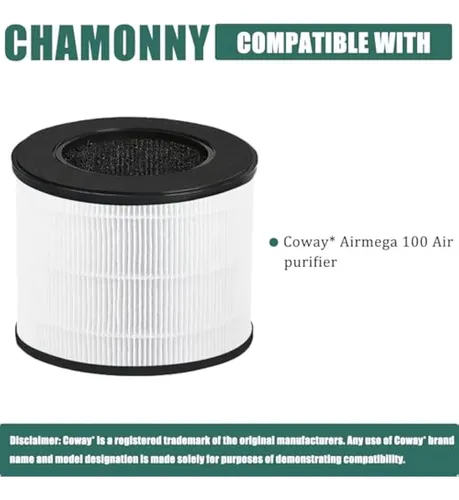 Repuesto De Filtro Airmega 100 Compatible Con Purificador