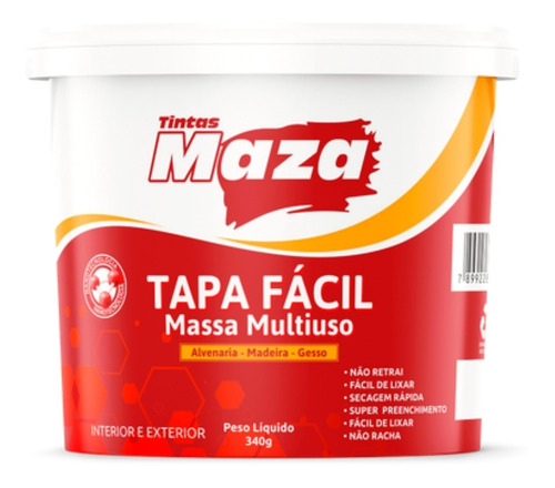 Massa Multiuso Tapa Fácil 340g Maza