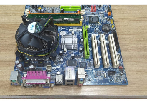 Placa Mãe Gigabyte Ga Vm800pmc Pronta (4460) Azul (Usado)