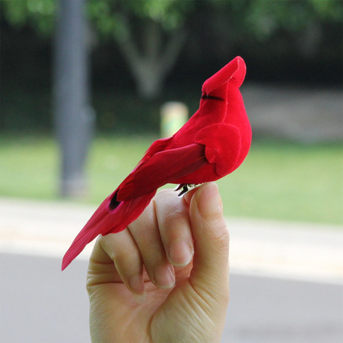 Mini Pájaros Simulados, Estatua De Figuritas De Pájaros