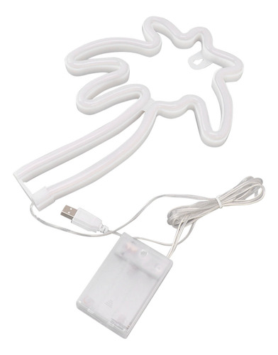 Usb Decorativo De Pared Oumefar Con Diseño De Cocotero De Ne