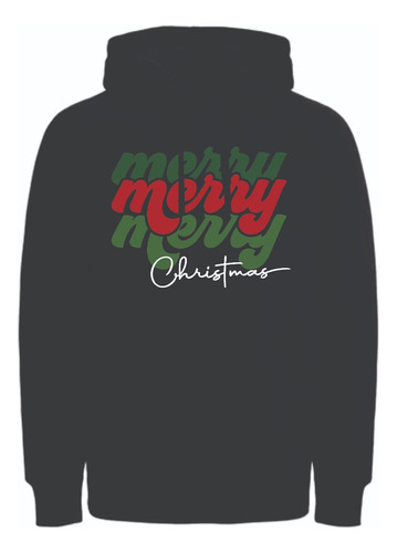 Hoodies Navideñas Navidad Merry Christmas Adultos Y Niños