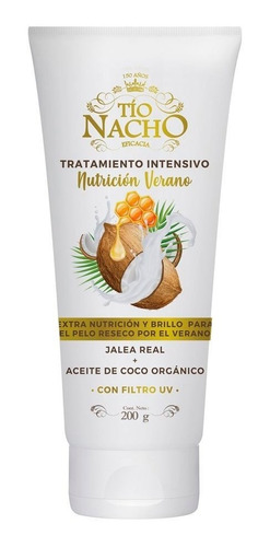 Tratamiento Capilar Tío Nacho Verano X 200 Ml