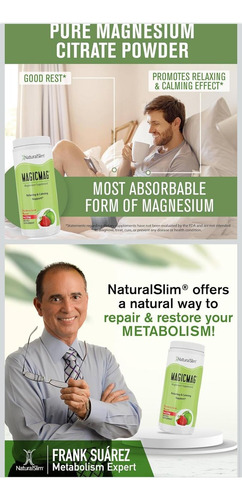 Magicmag Naturalslim De Frank Suárez Magnesio Frutilla