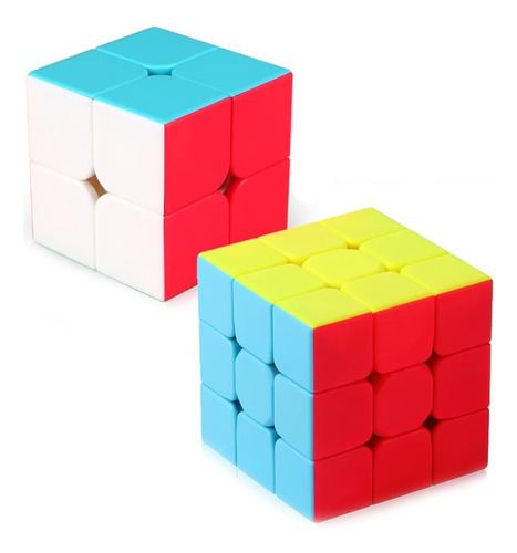Qiyi Toys 3x3 Sin Pegatinas Con Cubo De Velocidad 2x2