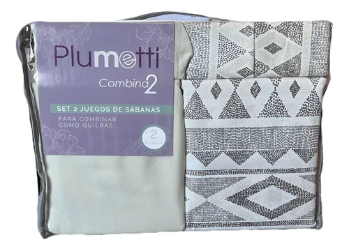 comprar Pack Juego De Sábanas 2 Plazas - Incluye 2 Juegos Completos