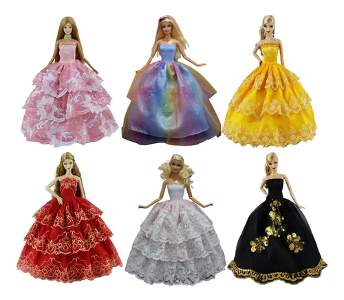 Vestido Princesa  Roupas barbie de crochê, Roupas de crochê para