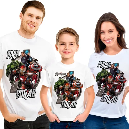 Playeras personalizadas de avengers hotsell