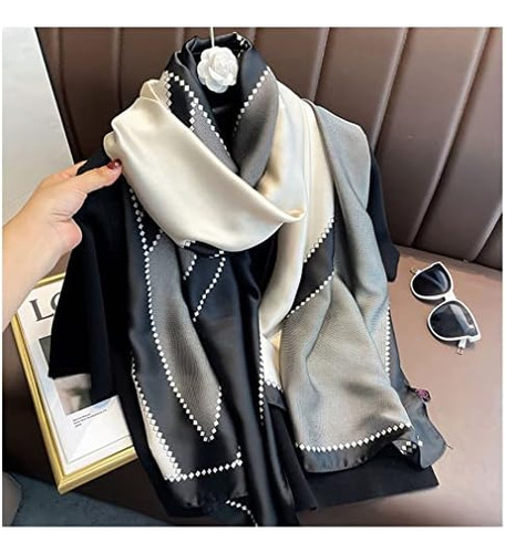 Bufandas De Moda 100% Bufanda De Tala De Seda Chales Largos