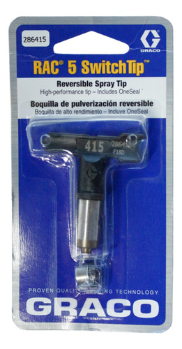 Boquilla Graco Rac 5 Switchtip 415 Negra 286415