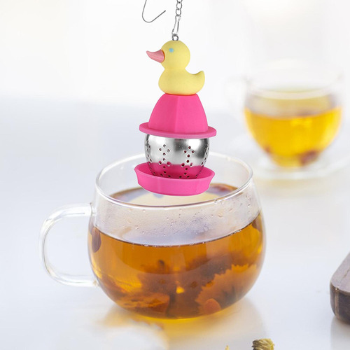 Filtro De Té De Malla Resistente Con Forma De Colgante Para