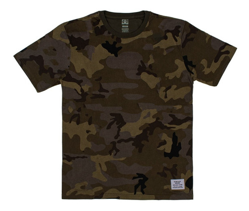 Remera Dc Manga Corta Mc Hombre Camo Camuflada Original