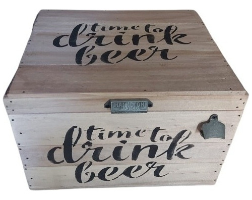 Frapera De Madera Cooler Hielera Drink A Beer