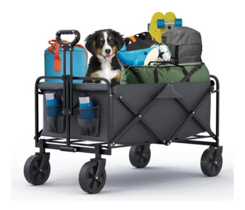 Carro Arrastre Ideal Para Camping Compras Carrito Plegable