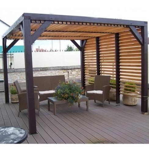 Imagen 12 de 12 de Pergola Personalizada Para Patios Exteriores Terrazas Jardin