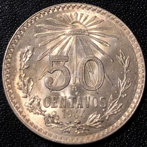 Mex16066 México 50 Centavos 1944 Bu Ayff