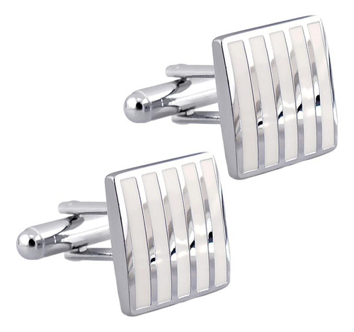 2x Gemelos De Latón Para Hombre Gemelos Cuadrados Novio