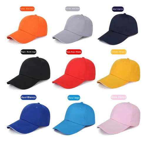 Gorra Económicas Lisas Para Bordar Sublimar Mayoreo (2 Pz)