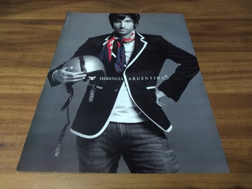(pi435) Publicidad Juan Cruz Bordeu * Herencia Argentina (Usado)
